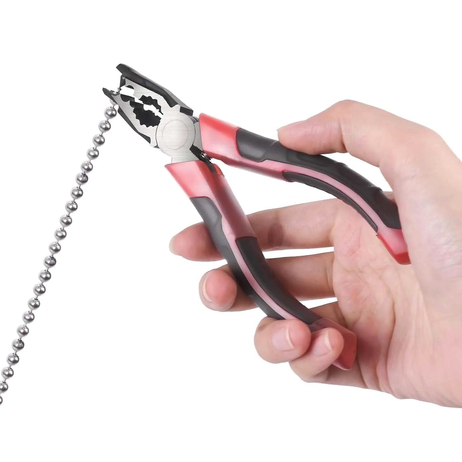 Ręczne szczypce do łączenia łańcuchów – narzędzie do łączenia metalowych łańcuchów i rolet, idealne do łączenia i naprawy akcesoriów do zasłon