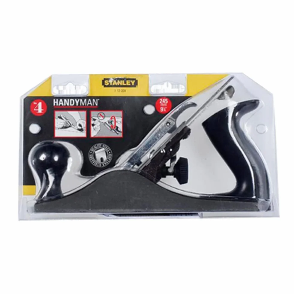 Stanley Handyman strug do czyszczenia, długość żelaza 250 mm, gładka podeszwa, szlifowane boki, zmienna szerokość szczęki, 1-12-204