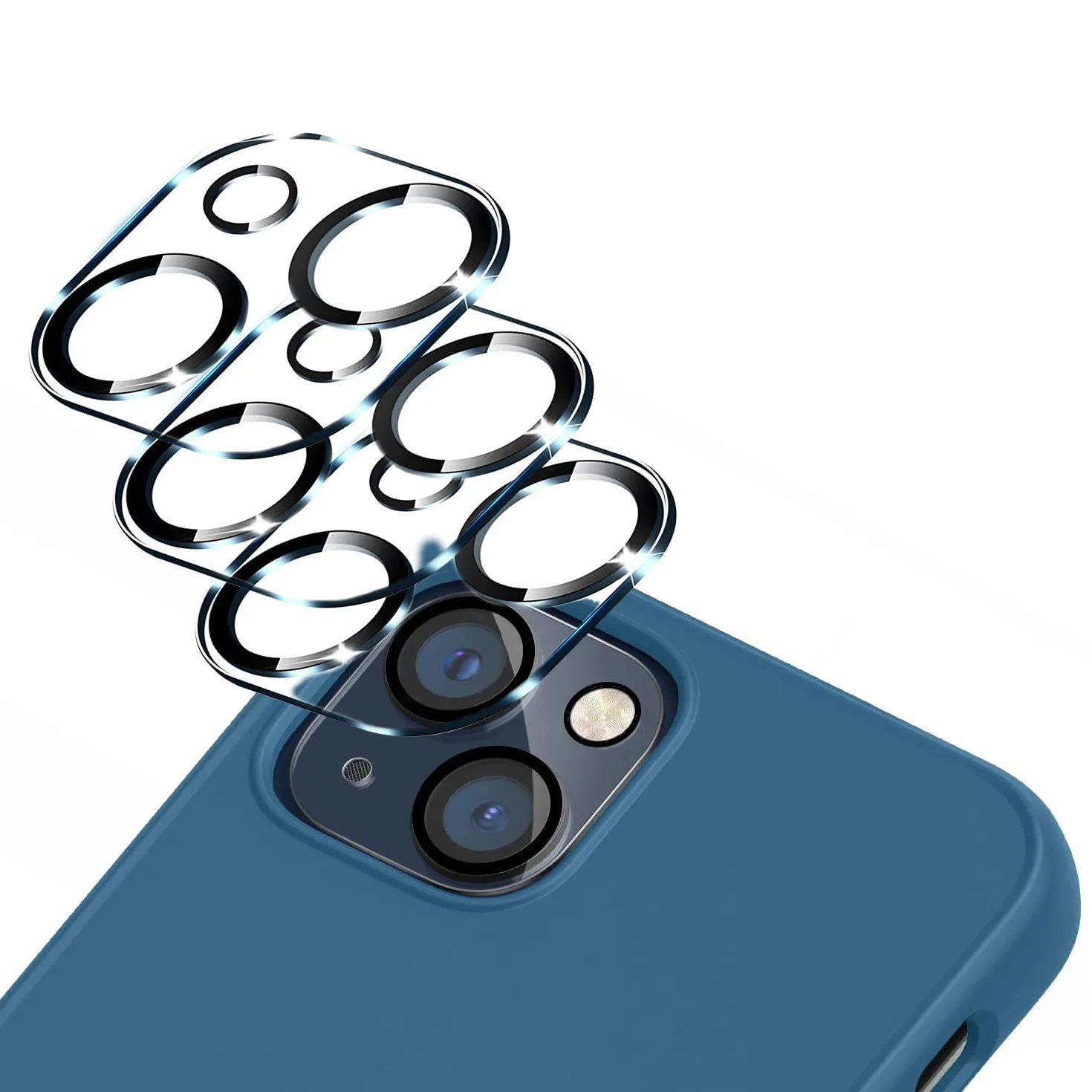 Szkło ochronne na aparat iPhone 13 / iPhone 13 Mini, twardość 9H, przezroczyste HD