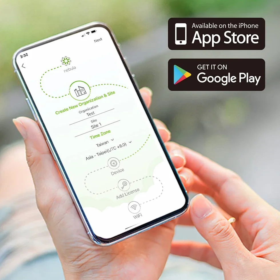 ZYXEL True WiFi 6 AX1800 Outdoor AP (802.11ax Dual Band), Wi-Fi dla małych firm z funkcją Smart Mesh, ochrona IP55, wtryskiwacz PoE w zestawie, aplikacja Nebula/Cloud lub Standalone [NWA55AXE