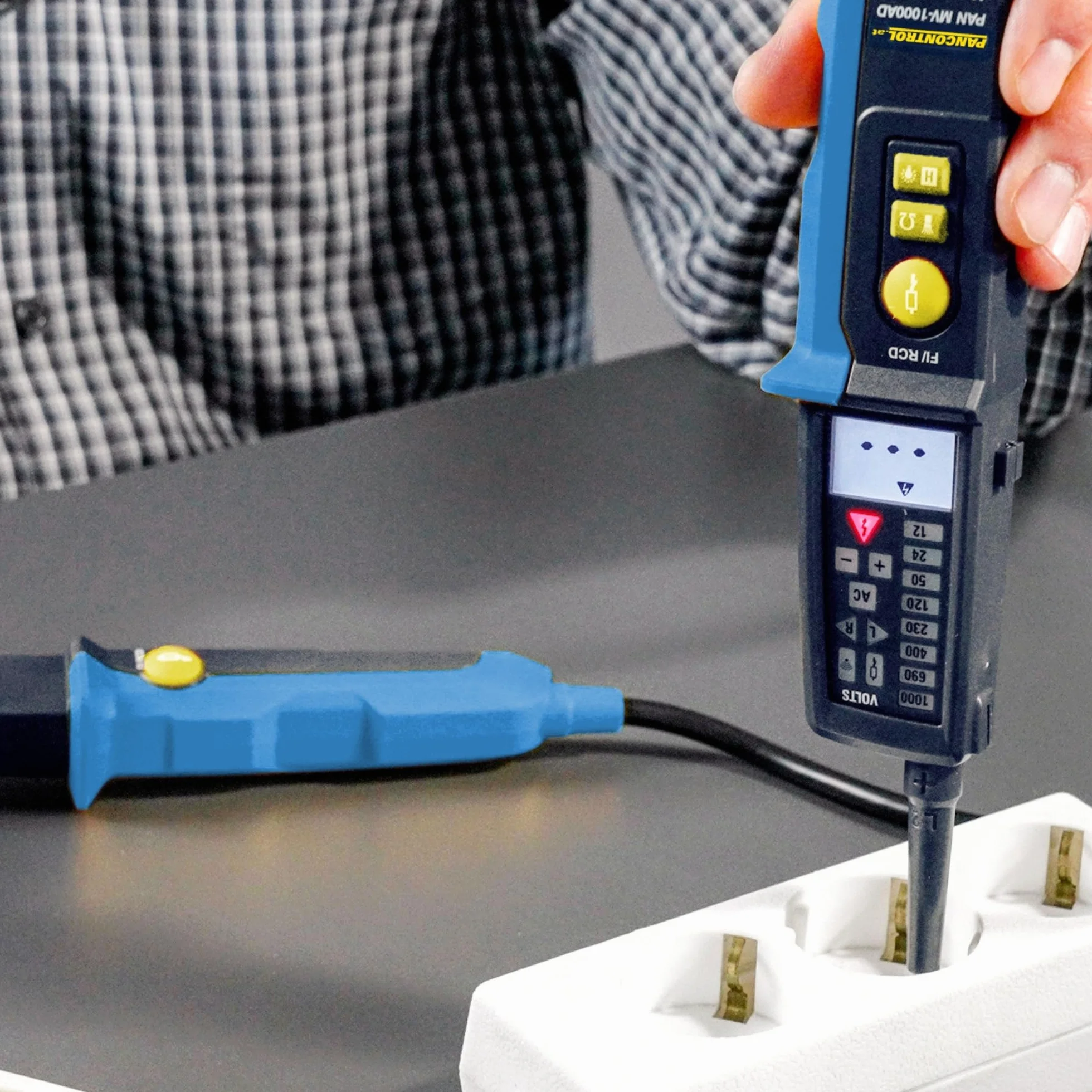 PAN MV-1000AD tester napięcia z wyświetlaczem LED i LCD 1000 V