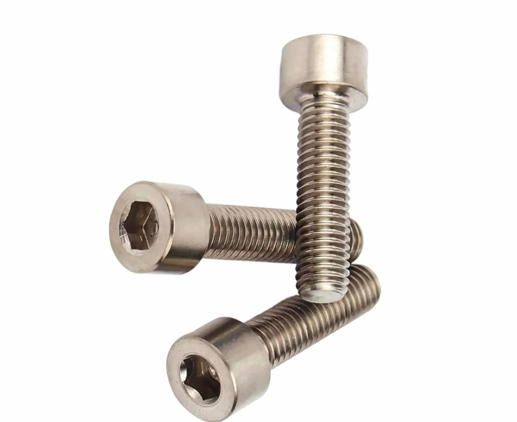 Zestaw śrub z gniazdem sześciokątnym M2 DIN912 Pure GR2(100pcs-M2x4)