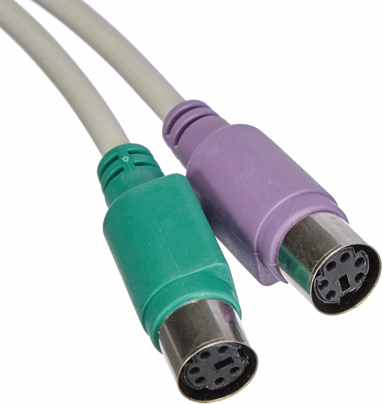 Akyga AK-AD-15 USB A wtyczka na 2x PS/2 gniazdo Y adapter z kablem 25 cm