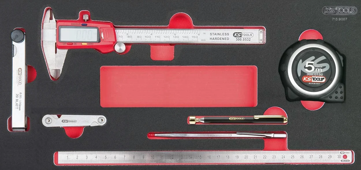 KS Tools 713.8007 Narzędzia, Moduł 7 Zestaw Pomiarowy, 2228203