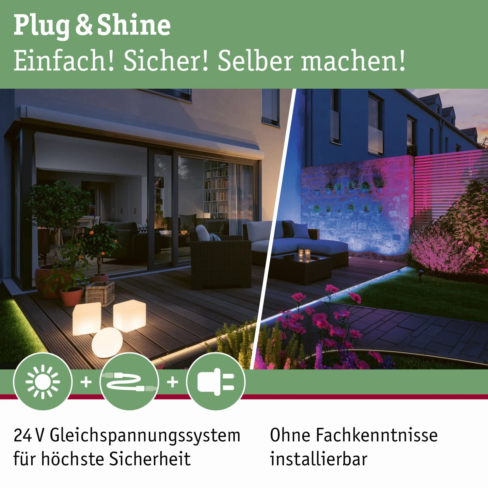 Paulmann 93695 zestaw opraw wpusz. Outdoor Plug&Shine MicroPen II IP67 3000K w kompl. sterownik 93695 opr.wpusz. refl.wpusz. opr.wpusz.zewn.ośw.zewn.