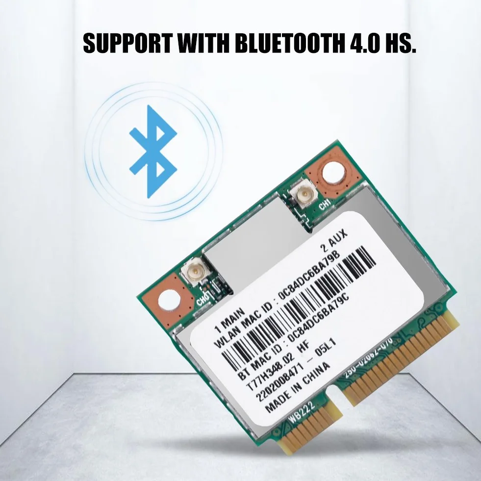 Atheros AR9462 AR5B22 Mini PCI E 802.11N WLAN Karte Bluetooth 4.0 2.4 & 5Ghz