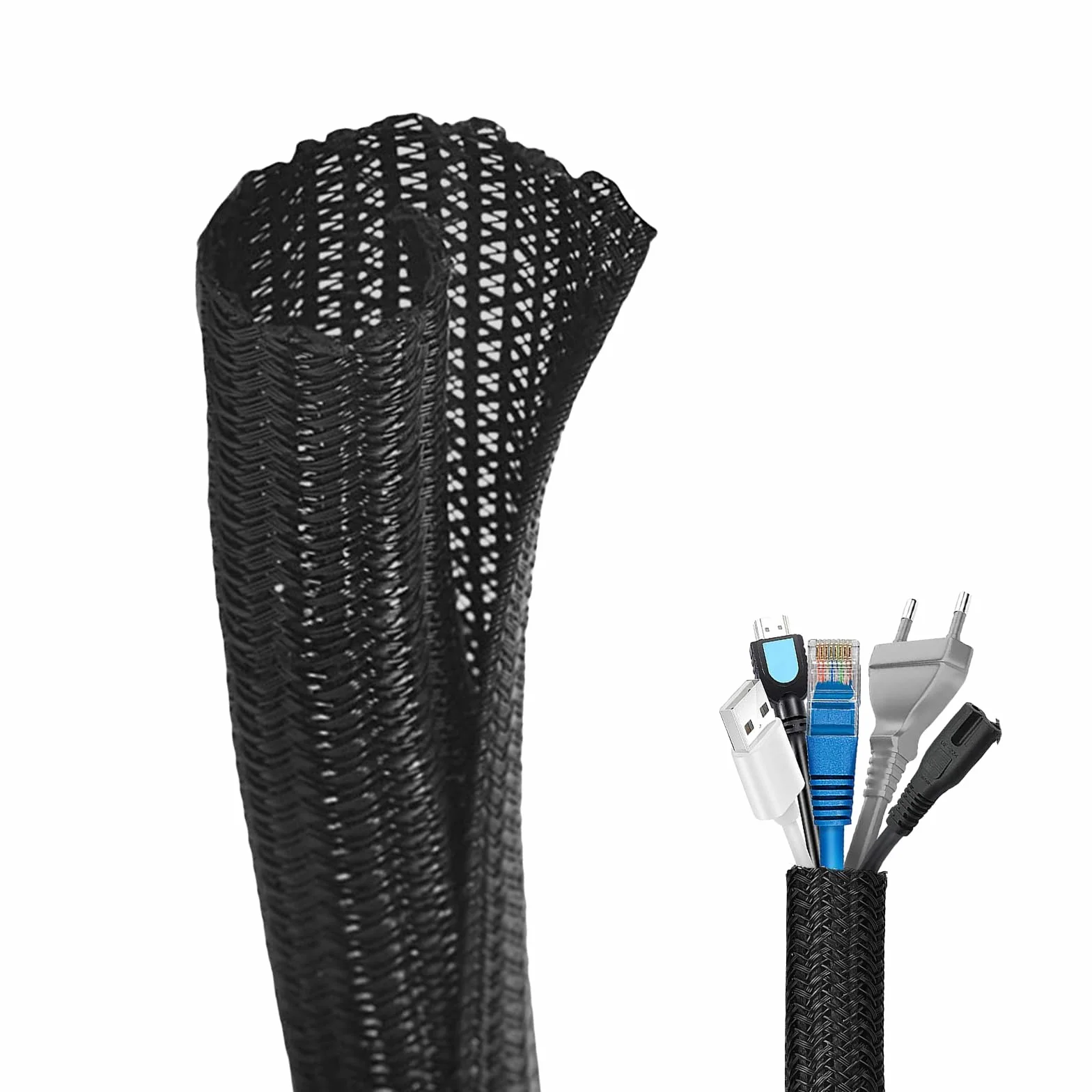 Flintronic rura falista 7m do przewodów podziemnych, ochrona przewodów rurowych, średnica wewnętrzna 15-25 cm