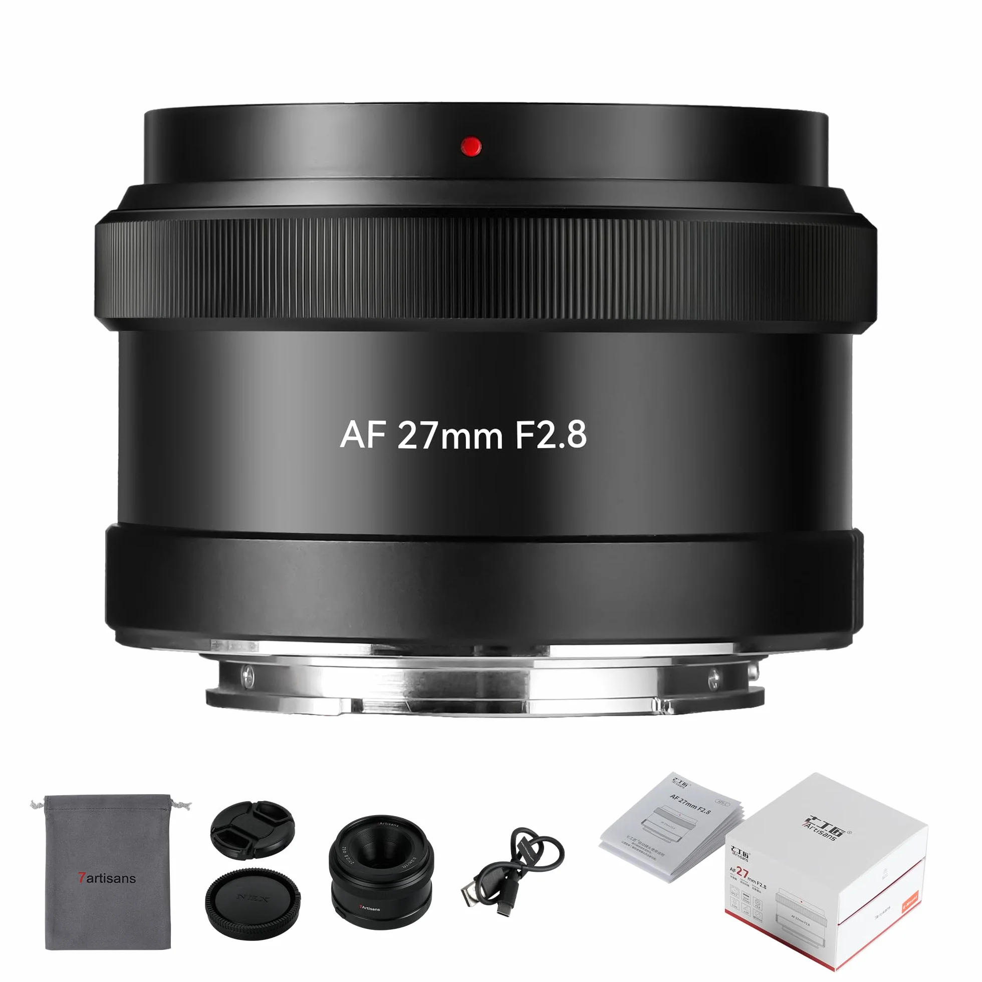Obiektyw 7artisans AutoFocus 27 mm F2.8 APS-C do Sony FS5 FS7 A3000