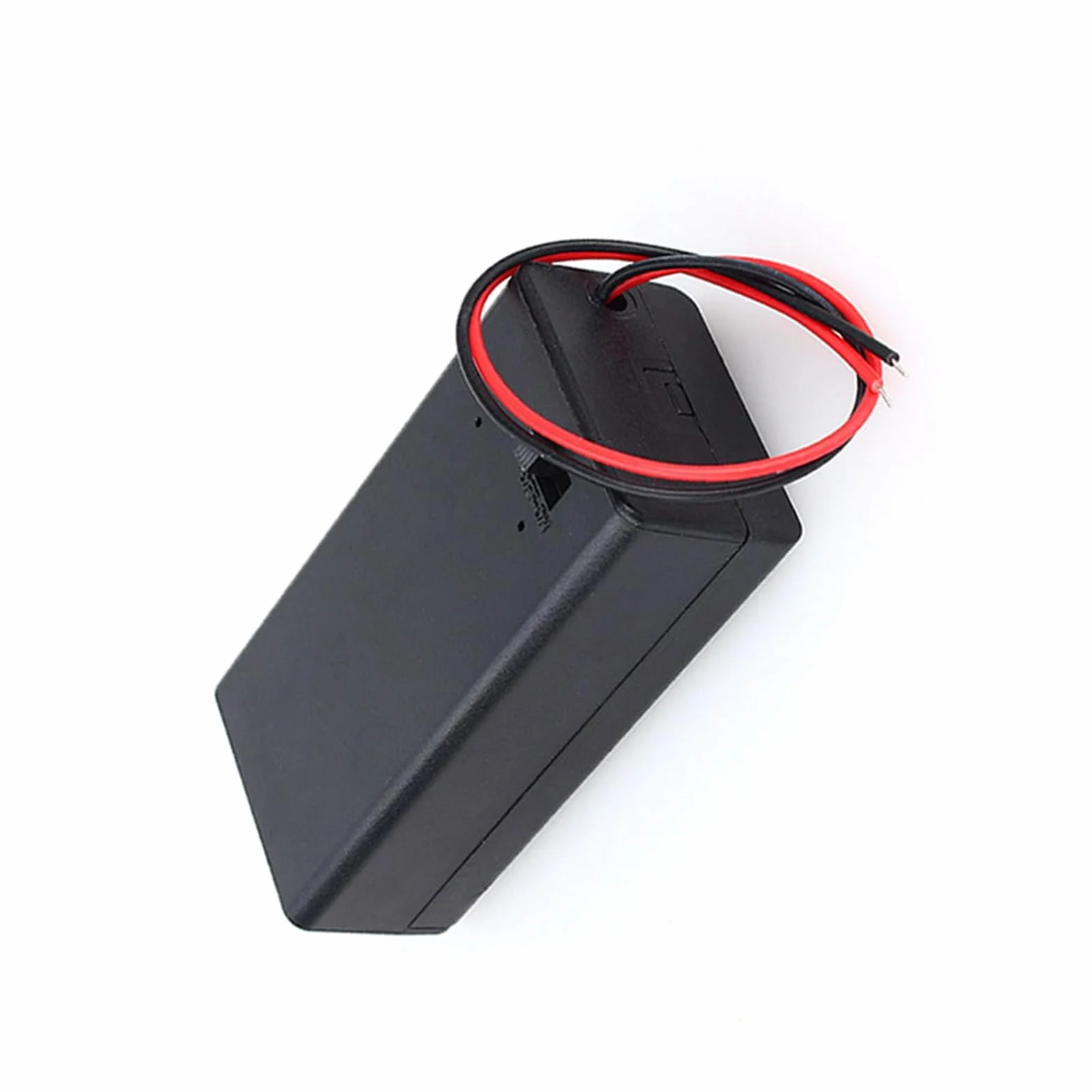 Estink 9 V uchwyt na baterie, komora baterii 9 V z obudową i przełącznikiem, 68,02 x 33,24 x 21,58 mm, długość kabla zasilającego 150 mm