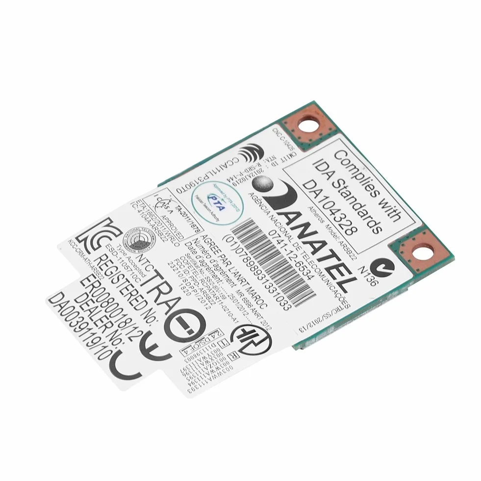 Atheros AR9462 AR5B22 Mini PCI E 802.11N WLAN Karte Bluetooth 4.0 2.4 & 5Ghz