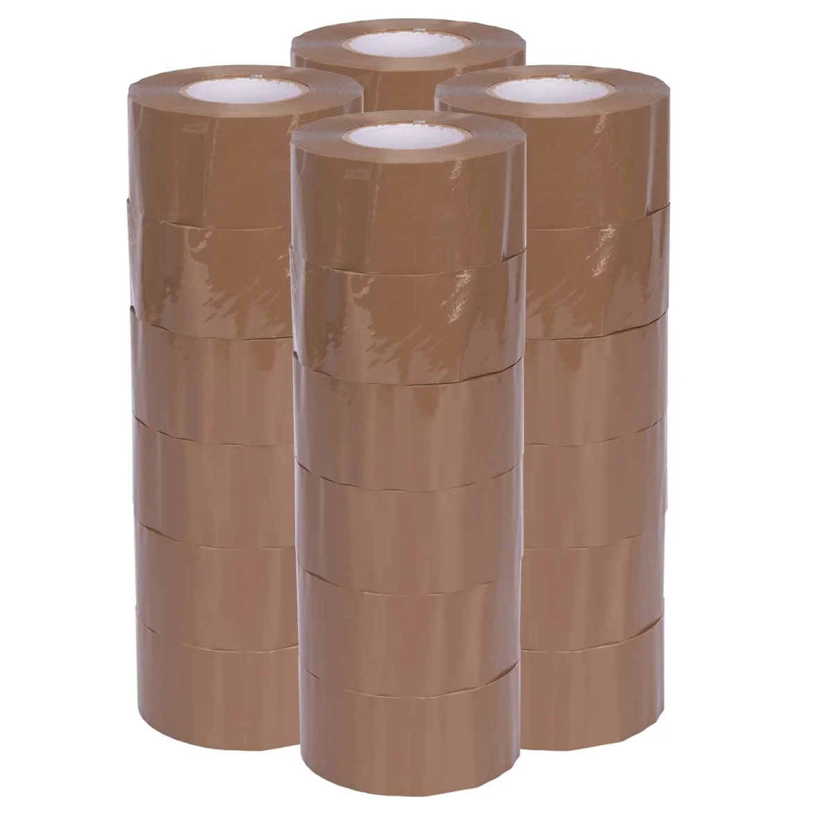 verpacking 24 x taśma klejąca HIGH TACK brązowa głośno odwijana, 48 mm x 150 mb taśma pakowa taśma do paczek z 5 cm rdzeniem