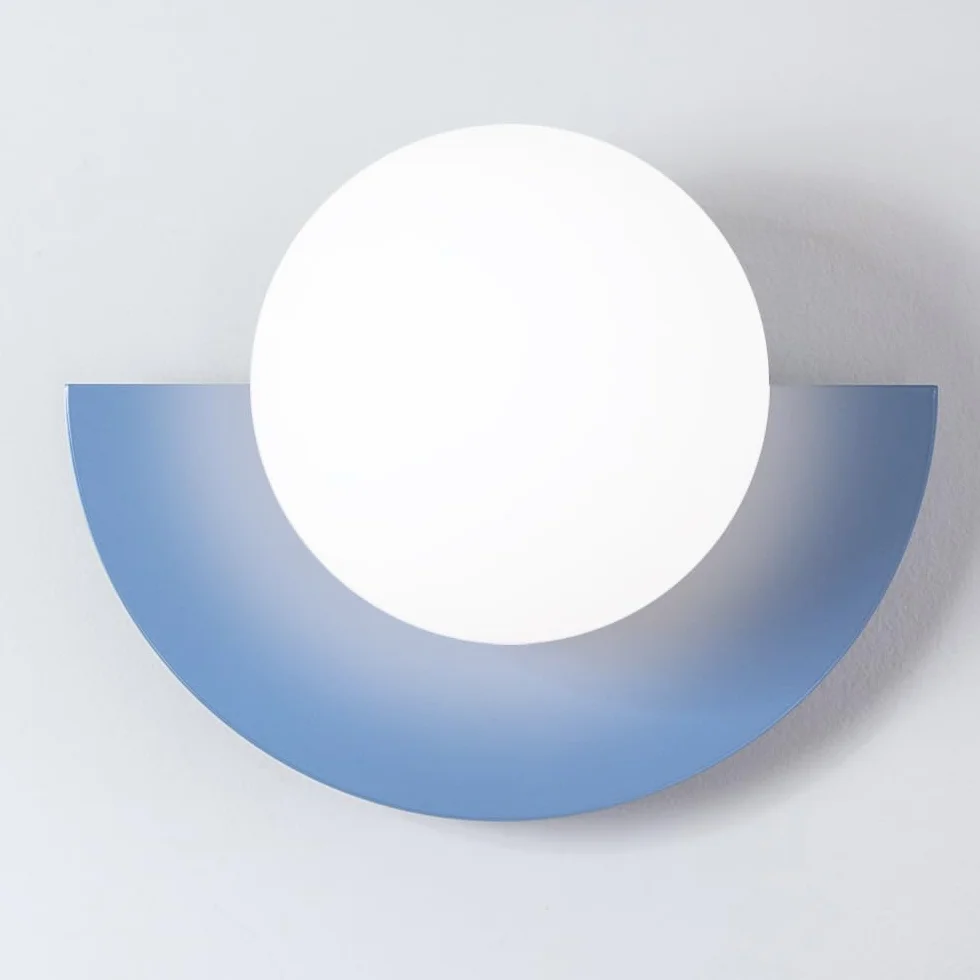 Kinkiet Nordic Wall Sconce Glass Globe, nowoczesna lampa łazienkowa, geometryczna lampa ścienna, lampa ścienna do wnętrz z okablowaniem do sypialni, kuchni, przedpokoju, salonu