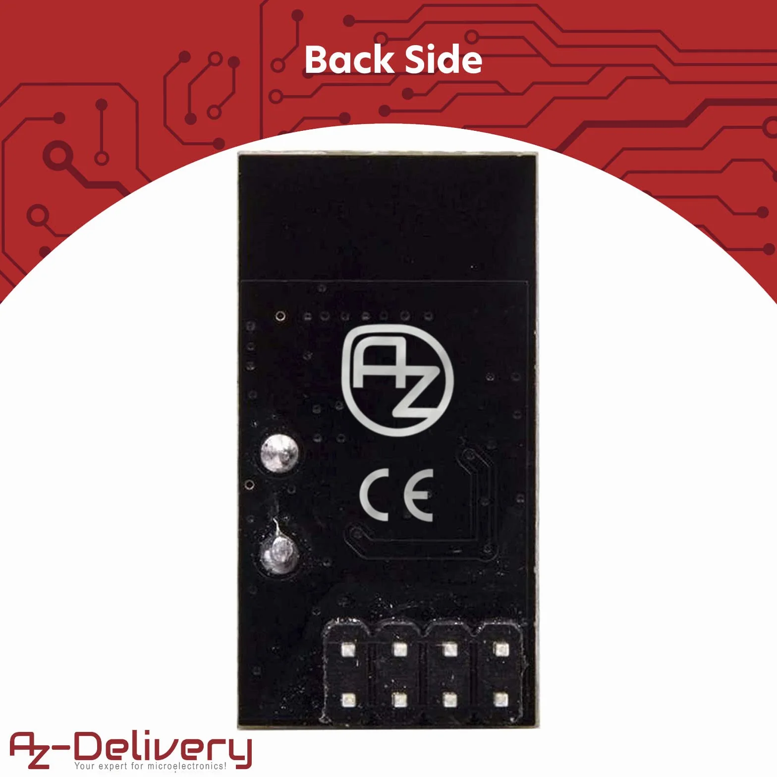 AZDelivery NRF24L01 2,4 GHz Moduł bezprzewodowy kompatybilny z Arduino Raspberry Pi