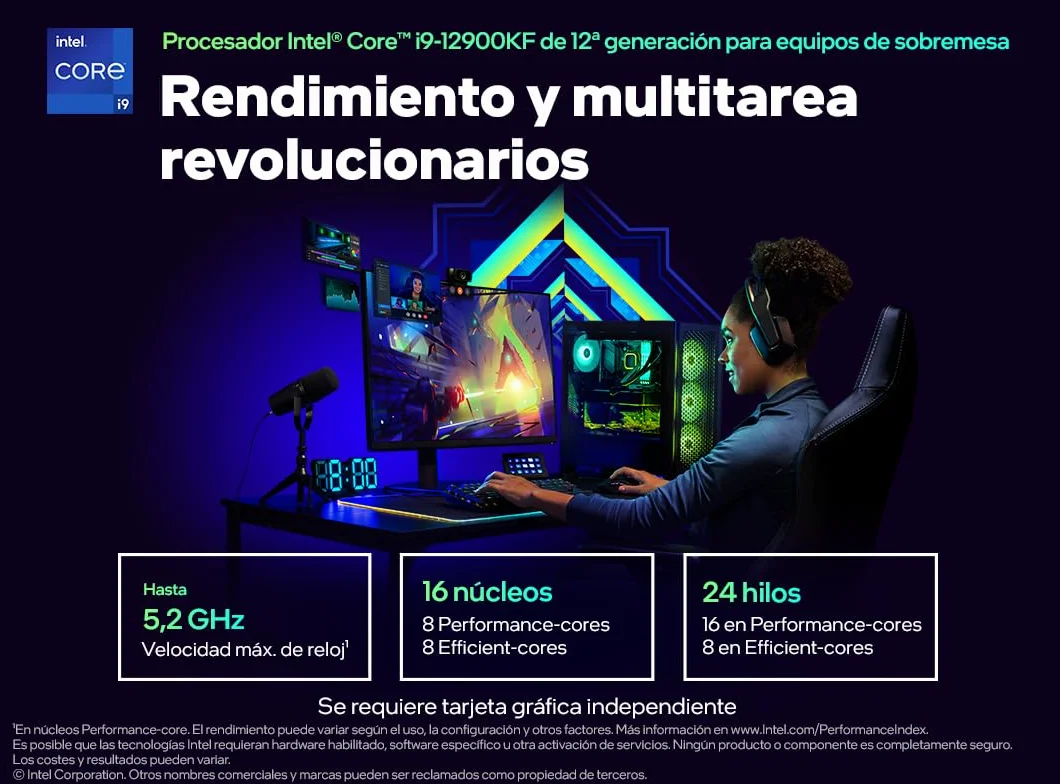 Intel Core i9-12900KF LGA1700 Box 16 Cores 24 Threads 30M Cache