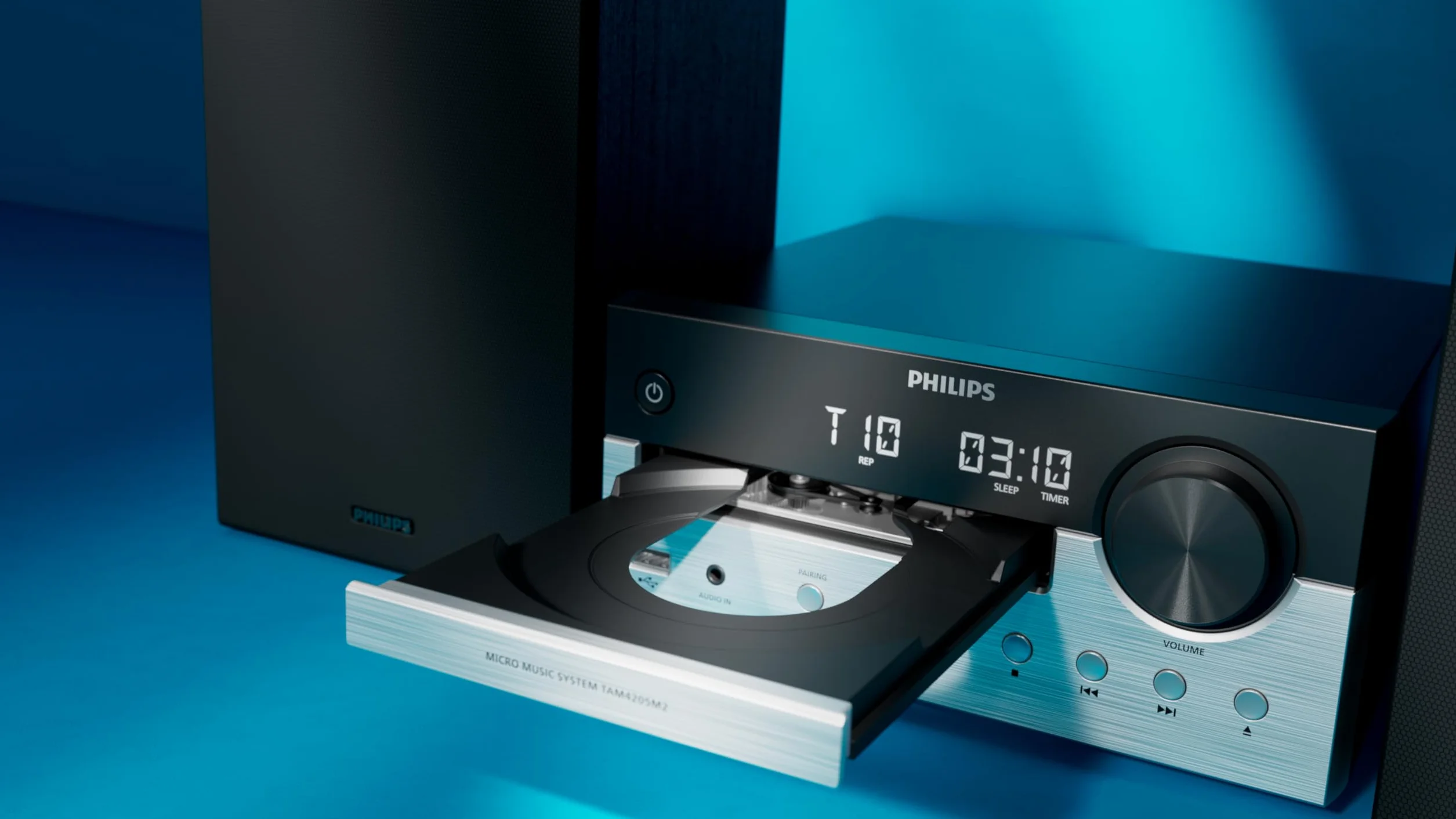 Philips TAM4205M2 Micro Hi-Fi System 80 W Bass Reflex CD FM USB Bluetooth 5.4 Auracast
