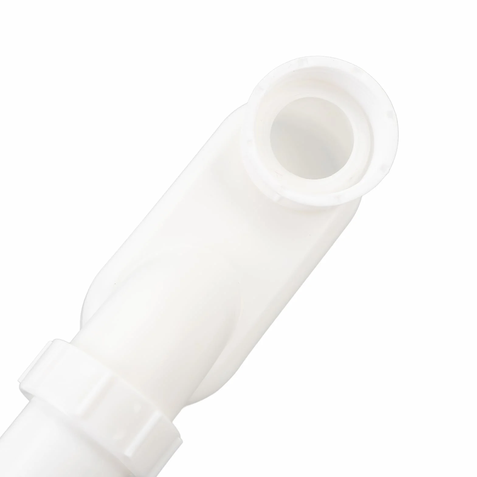 Rura Odpływowa do Wanny i Prysznica, Niskoprofilowy, Elastyczny Płaski Syfon P, Zestaw Odpływowy do Wanny, Armatura do Wanny Syfonowej z PVC 1 1/2 P, Rozszerzalny wąż Odpływowy