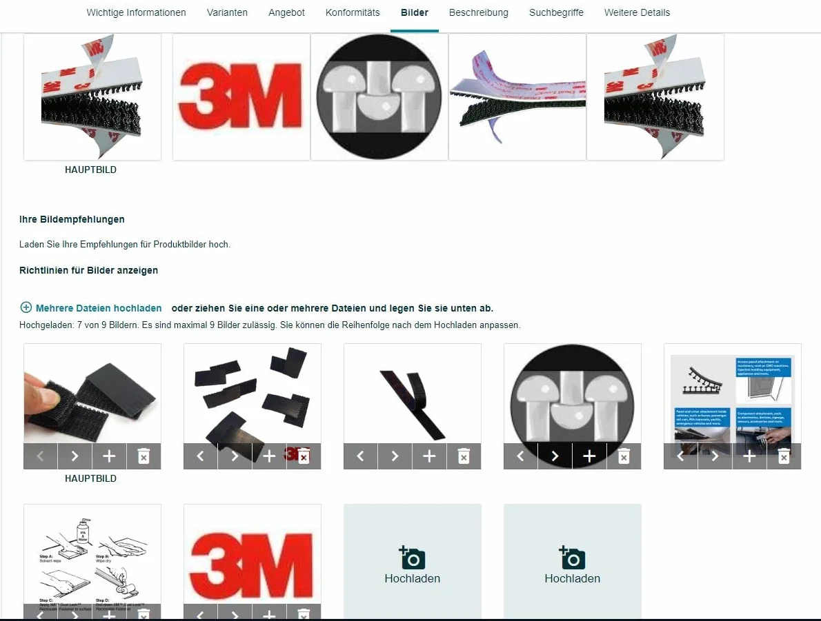 3M Dual Lock SJ 3550 CF taśma na rzep ekstra mocna 25,4 mm x 1 metr