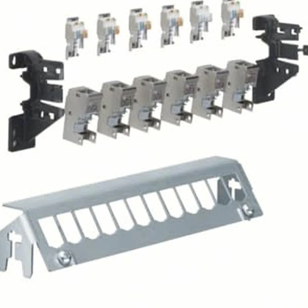 Hager Panel 12-częściowy z 6 modułami RJ45 FZ12 MM