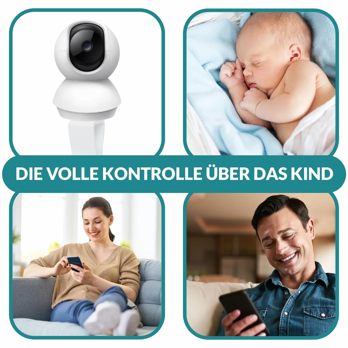 Uchwyt mocujący kamerę kompatybilny z TP-LINK Tapo C200 łóżeczka