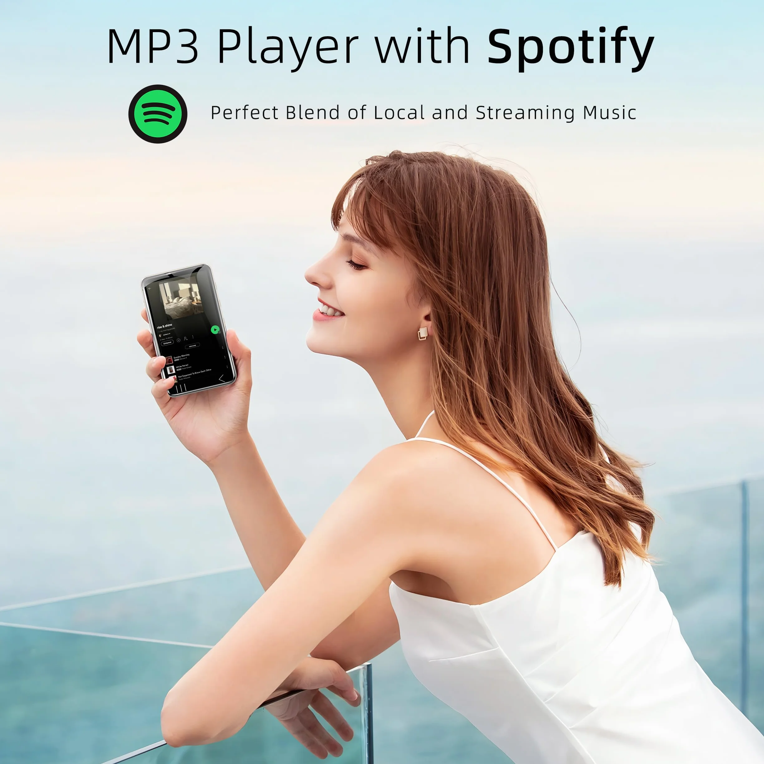 Przenośny odtwarzacz MP3 64 GB 4-calowy Bluetooth WiFi cyfrowy HIFI WALKER z systemem Android