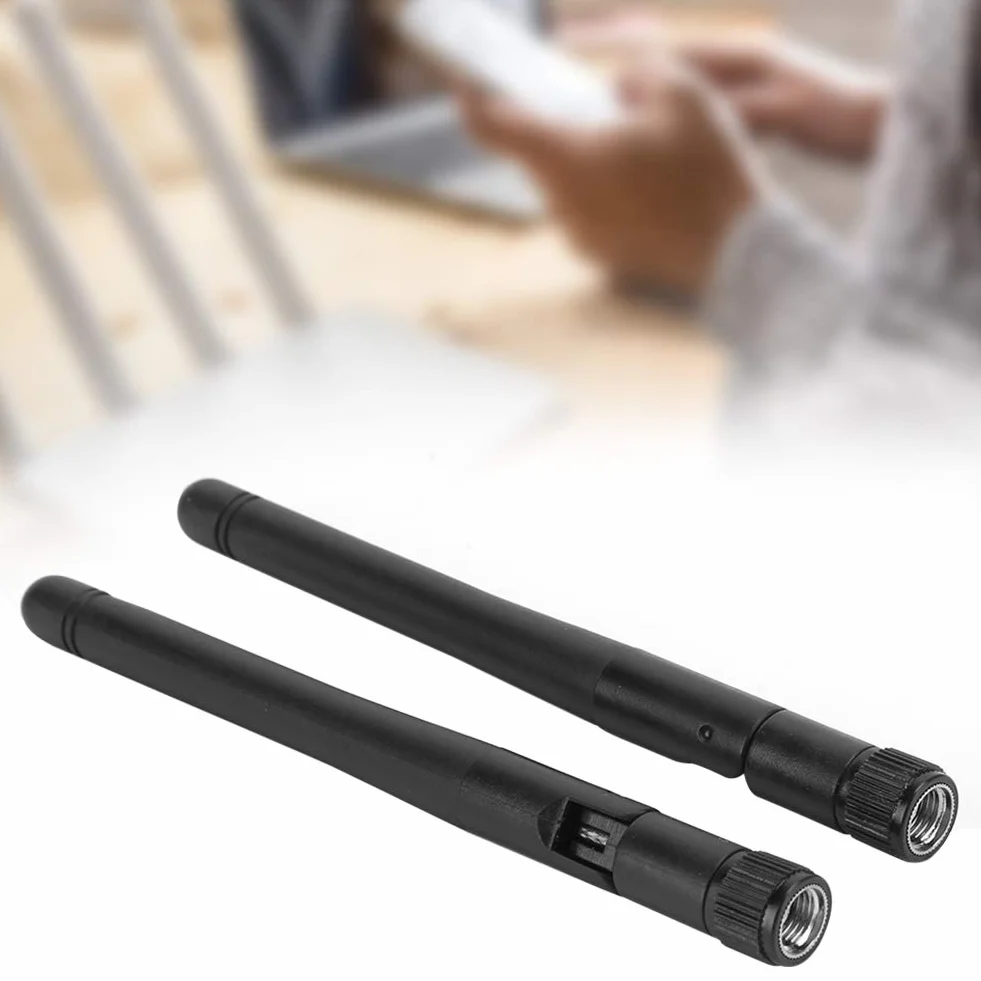 Annadue Przenośna antena WLAN 2,4G/5G 5dBi USB WiFi SMA 2 sztuki
