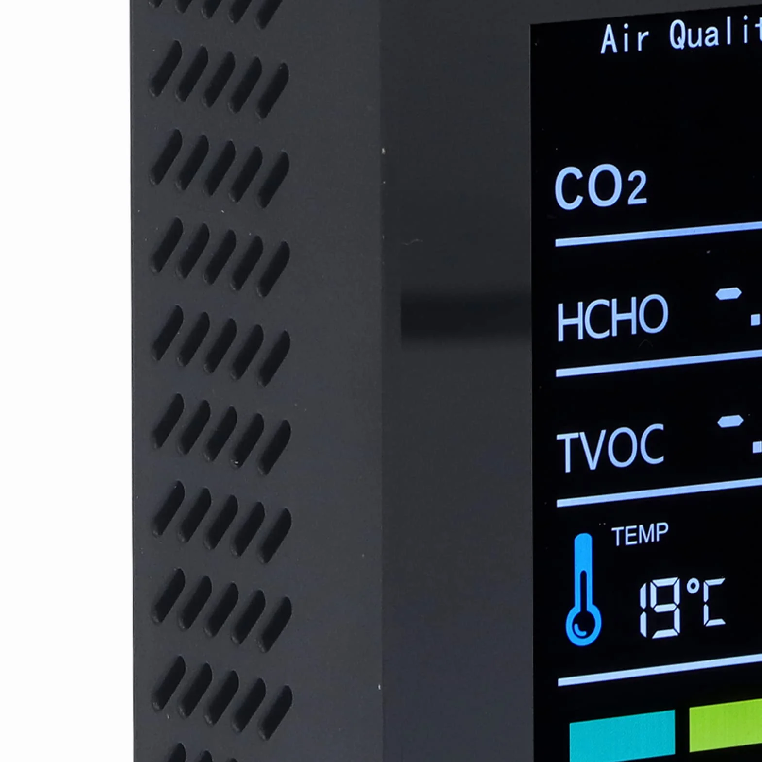 CO2 TVOC HCHO Monitor, Wykrywanie w Czasie Rzeczywistym, Wyświetlacz Ekranu LCD, Kompaktowy Projekt dla Laboratoriów Produkcji Szklarni Rolnictwa
