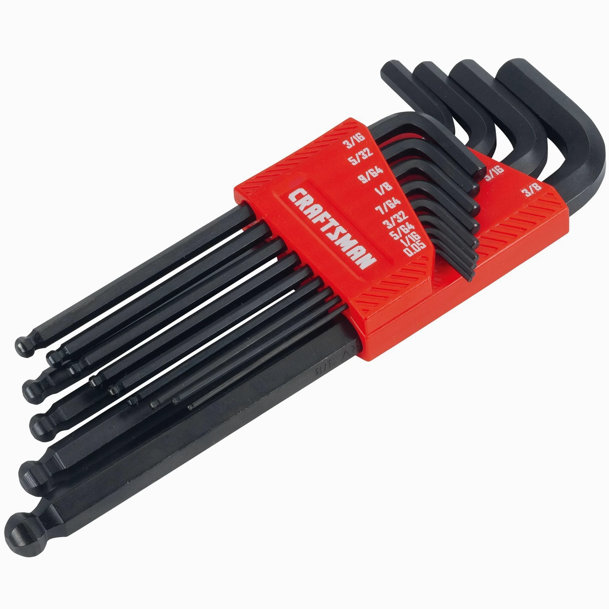 CRAFTSMAN Zestaw kluczy sześciokątnych z końcówką kulową, 13-częściowy (CMHT26013)
