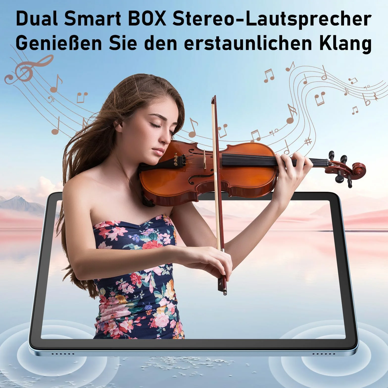 Blackview Tablet z systemem Android 15 Tab 60 WiFi 10 cali, tablet PC, 12 GB RAM + 128 GB ROM/2 TF, WiFi 6 Widevine L1, tryb PC 5100 mAh, tablet do gier, podwójny aparat 8 MP+5 MP/WPS Suite/HD IPS