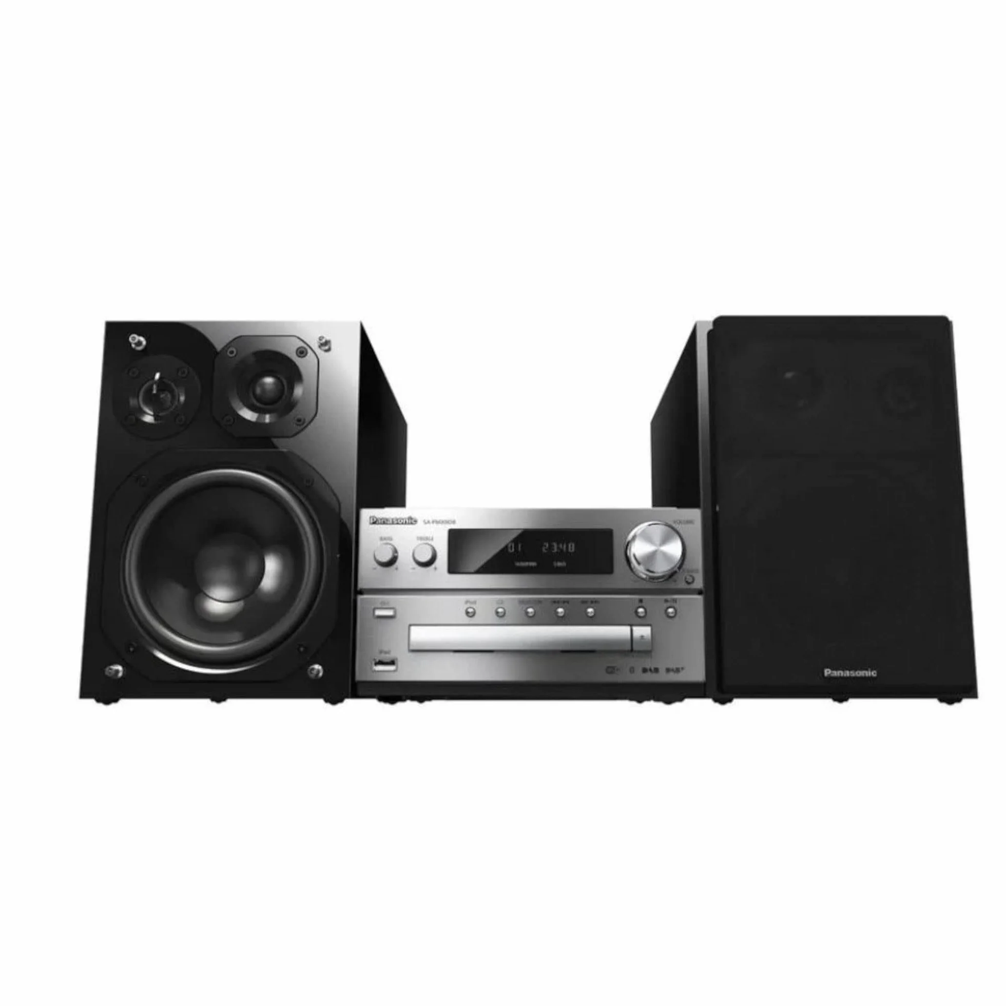 Panasonic SC-PMX802 system Hi-Fi z szerokim wyborem usług streamingowych. (USB, CD, DAB, wzmacniacz Technics JENO Engine Hi-Res, AirPlay2), srebrny