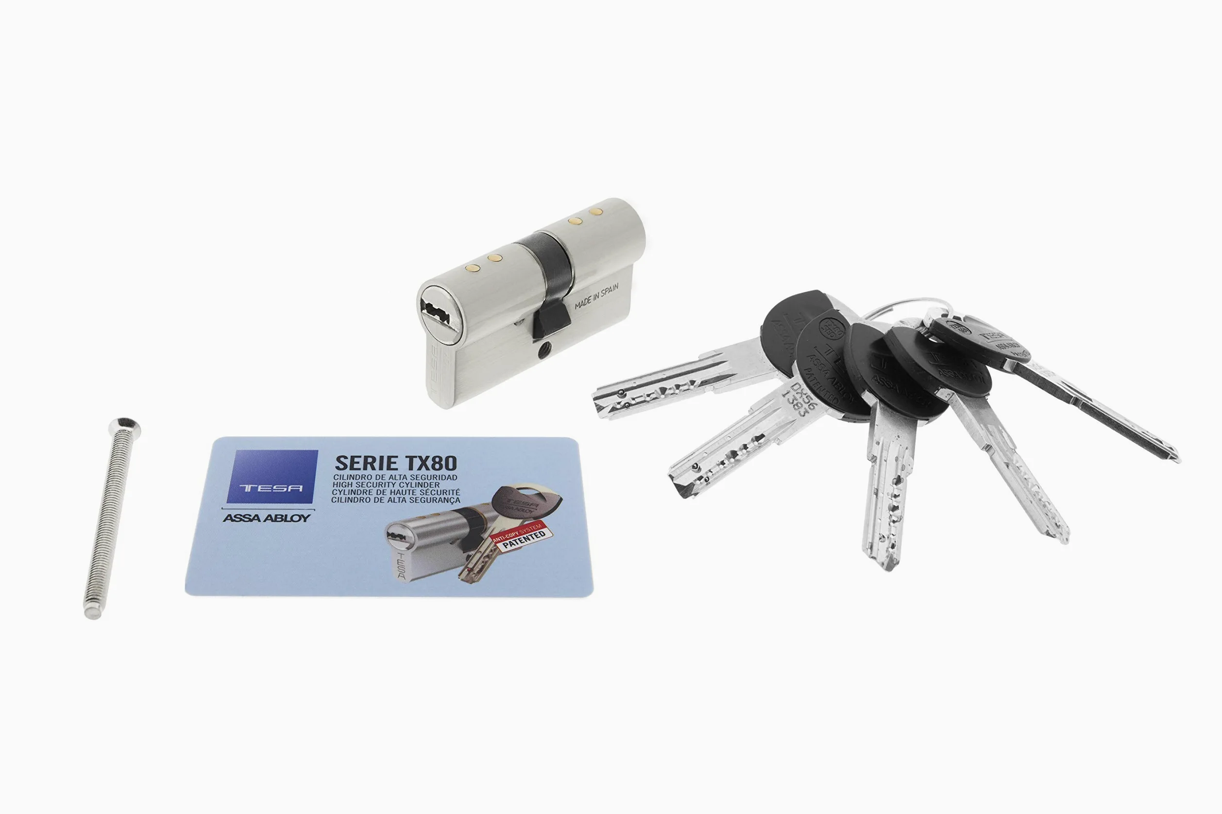 TESA TX853045N, TX80, cylinder europrofilowy, 85 x 30 mm