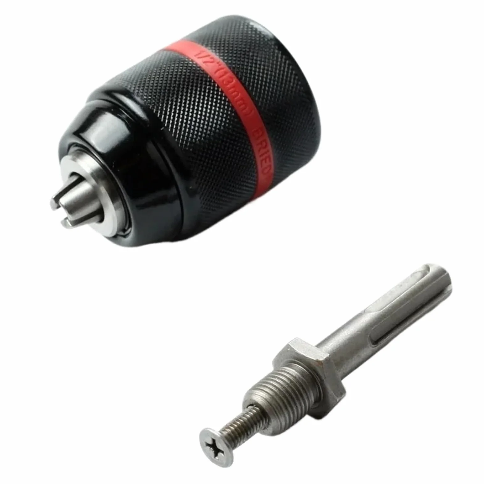 Heavy Duty 1/2-20UNF 1.5-13mm Keyless Drill Chuck Hex Shank/SDS/Socket Square Female Adapter(Chuck and SDS Plus)