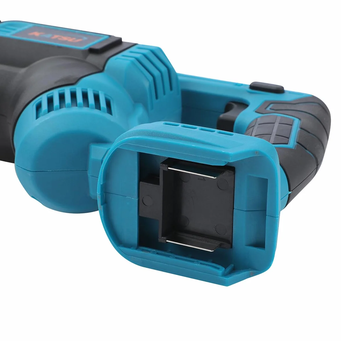 KATSU FIT-BAT akumulatorowa piła szablasta 21 V z akumulatorem 3,0 Ah i ładowarką, 4 brzeszczoty, długość skoku 28 mm, zmienna prędkość, wymiana ostrza, idealna do cięcia metalu i drewna
