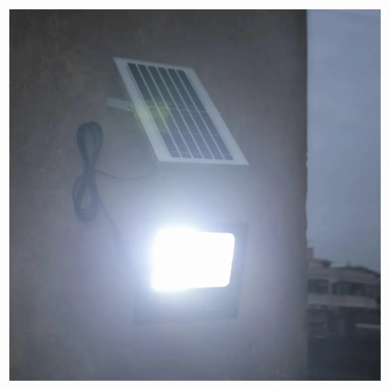 Lampa solarna zewnętrzna, Lampa słoneczna LED 500 W Światła powodziowe Zewnętrzne reflektory słoneczne Reflektory z pilotem do Garden Street