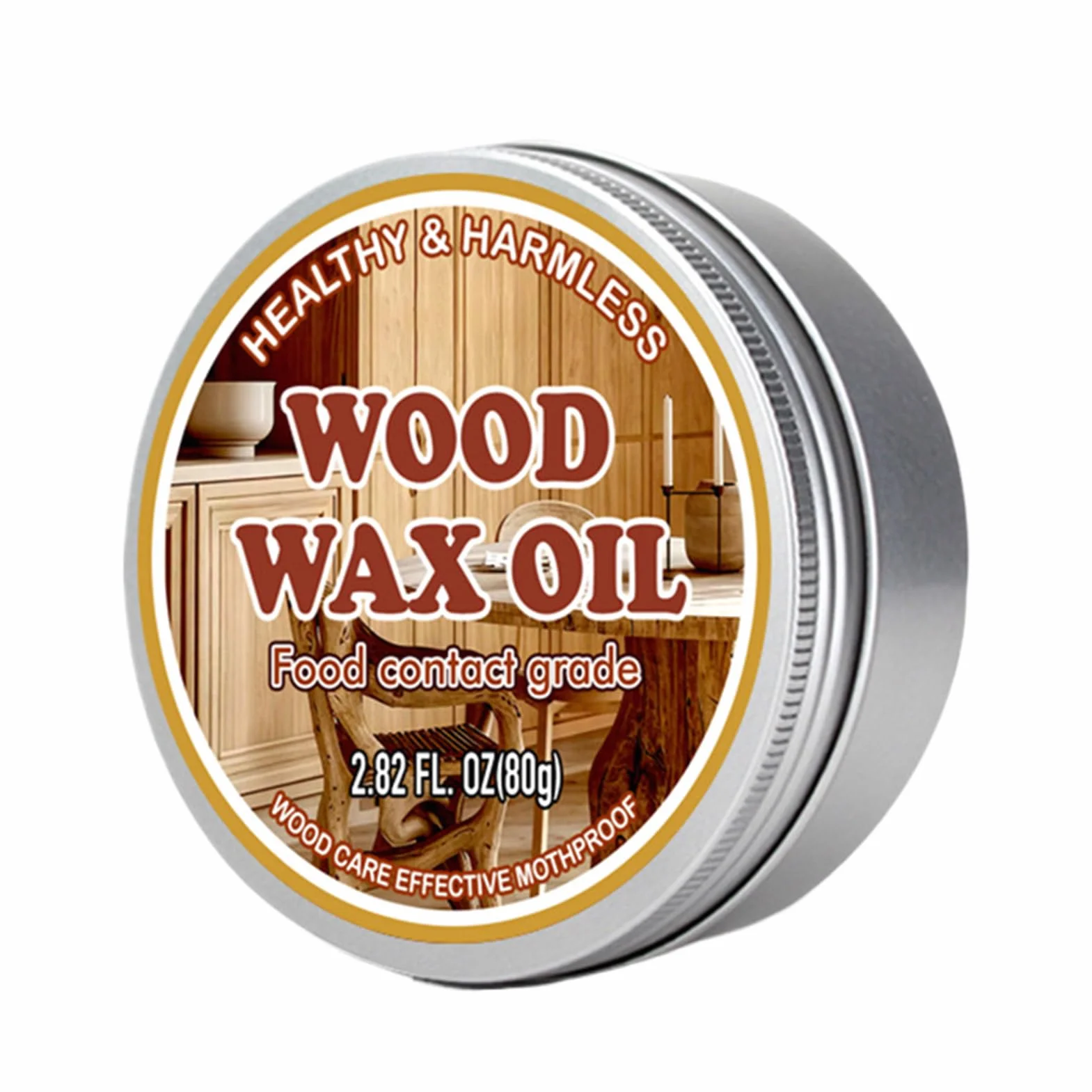 Wosk do deski do krojenia, odżywka do desek do krojenia, przenośna i ergonomiczna konstrukcja, zapobiega pękaniu, 80 g, wosk konserwacyjny do szuflad, szafek, przyborów i wielu innych