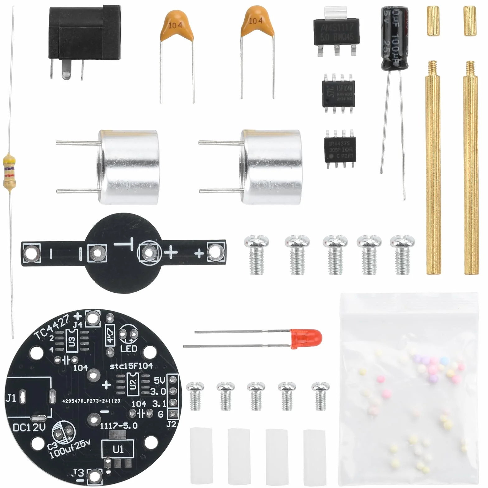 Heemol Levitator DIY zestaw do lutowania ultradźwiękowego zawieszenia, fala stojąca, kontroler lutowania, zestaw do samodzielnego montażu do nauki pedagogicznej.