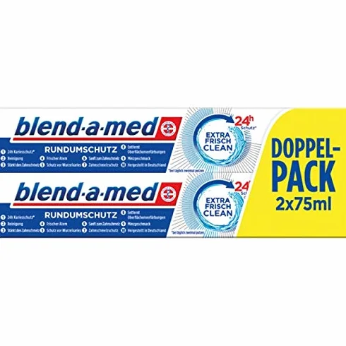 Blend-a-med Rundumschutz Extra Frisch Clean Pasta do zębów (1 x 2 x 75 ml)