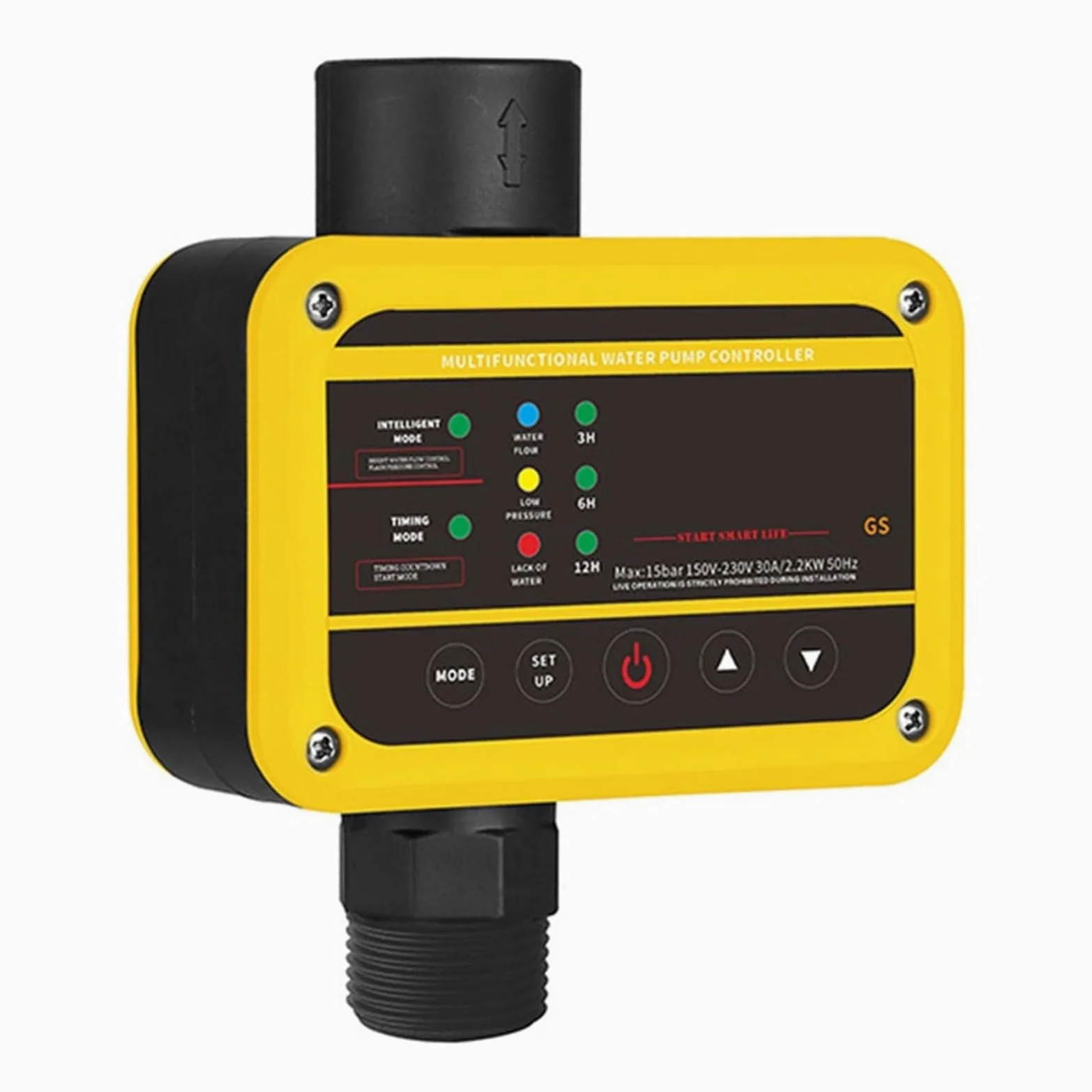 Ciśnieniomierz, Przełącznik ciśnieniowy Przełącznik ciśnieniowy pompy wodnej typu Gs, automatyczny regulator ciśnienia pompy wodnej 10A 15A 25A(Green)