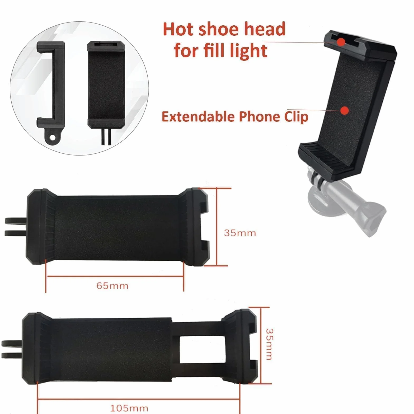 Wodoodporny pływający uchwyt ręczny Monopod do telefonu i kamery akcji kompatybilny z GoPro Hero SJCAM Fusion Insta360
