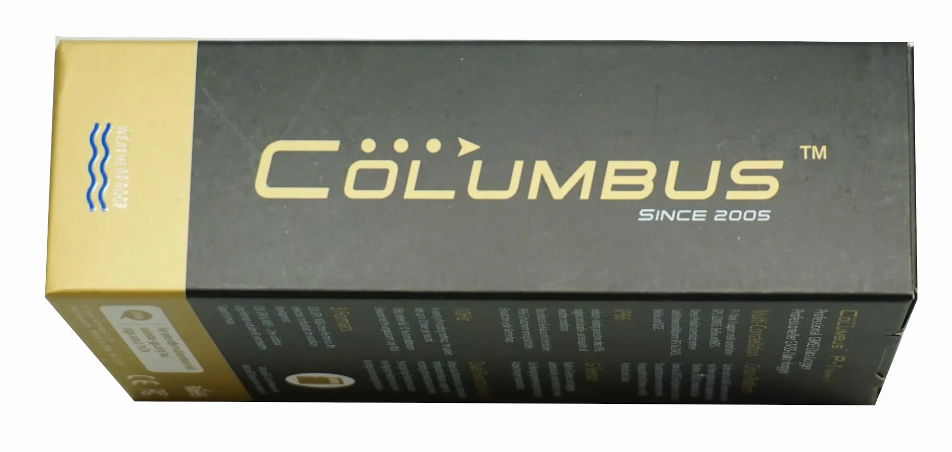 Columbus P-1 Mark II GNSS GPS rejestrator danych z oprogramowaniem PC Windows macOS