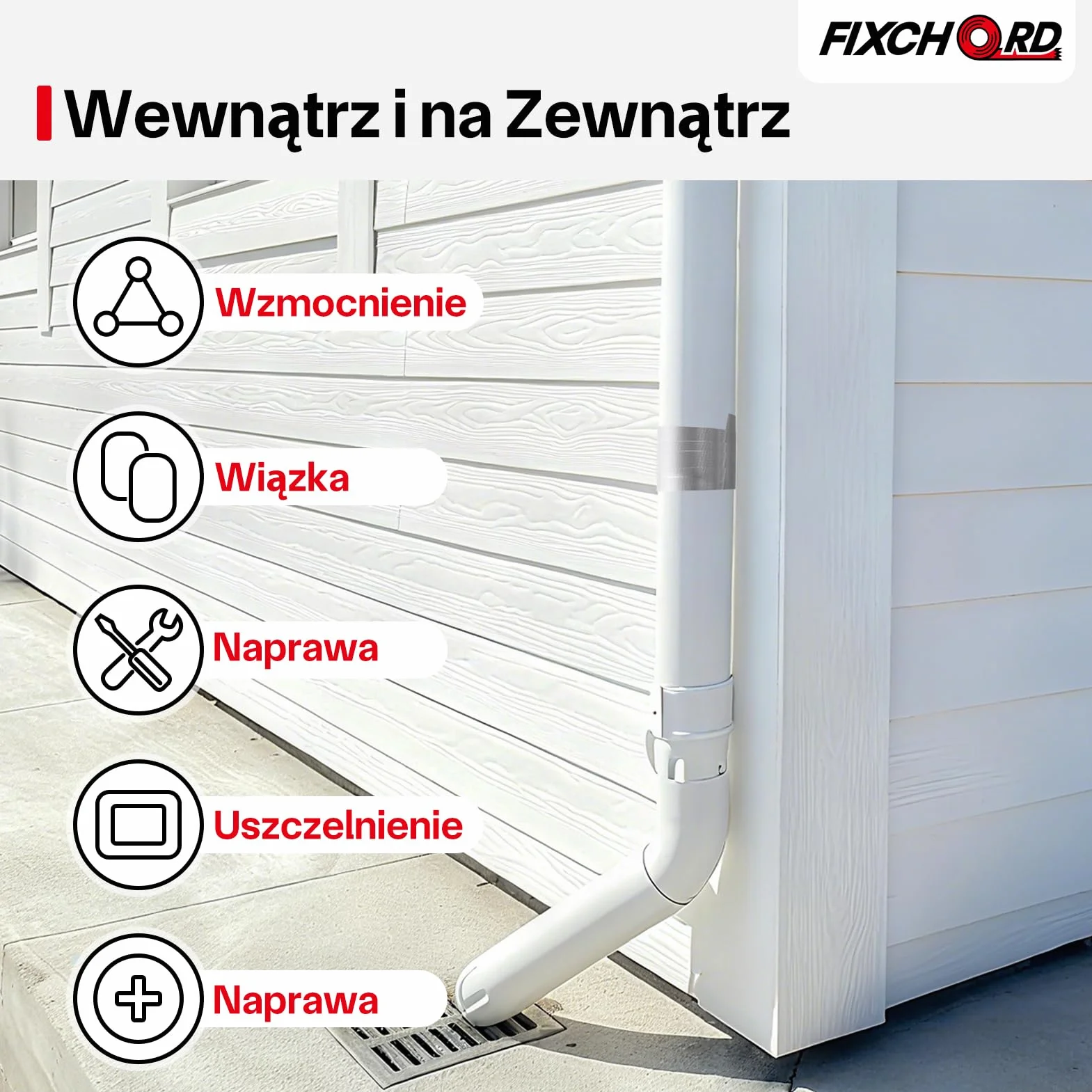 taśmy pancernej, 25mm×50m taśma pancerna wodoodporna, taśma naprawcza do Napraw, Wzmacniania, Wiązania, Uszczelniania i wielu Innych Zastosowań, Srebro