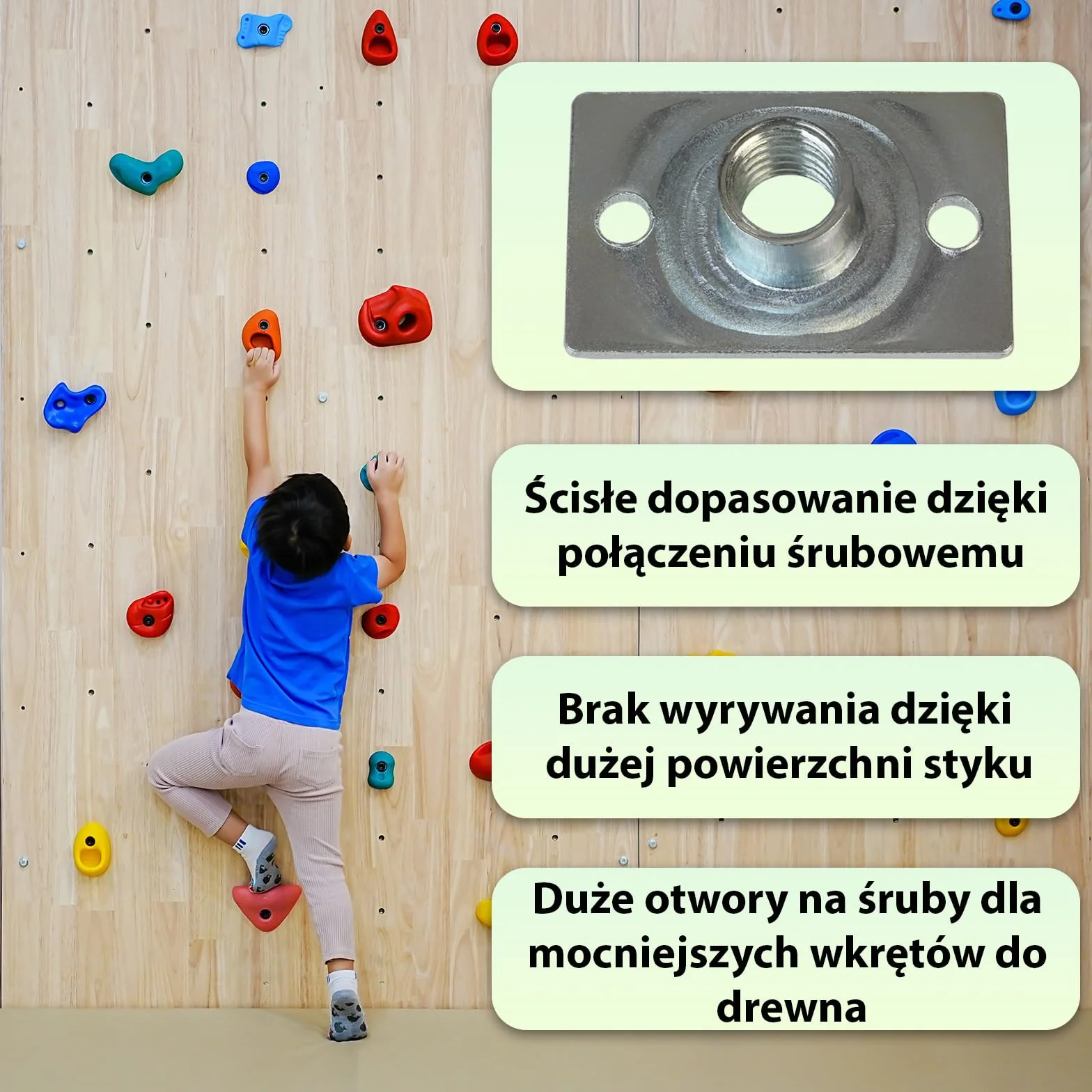 ALPIDEX 50 x nakrętka z kołnierzem M10 DIN EN 12572-2-2017 stal ocynkowana profesjonalna przykręcania nakrętka