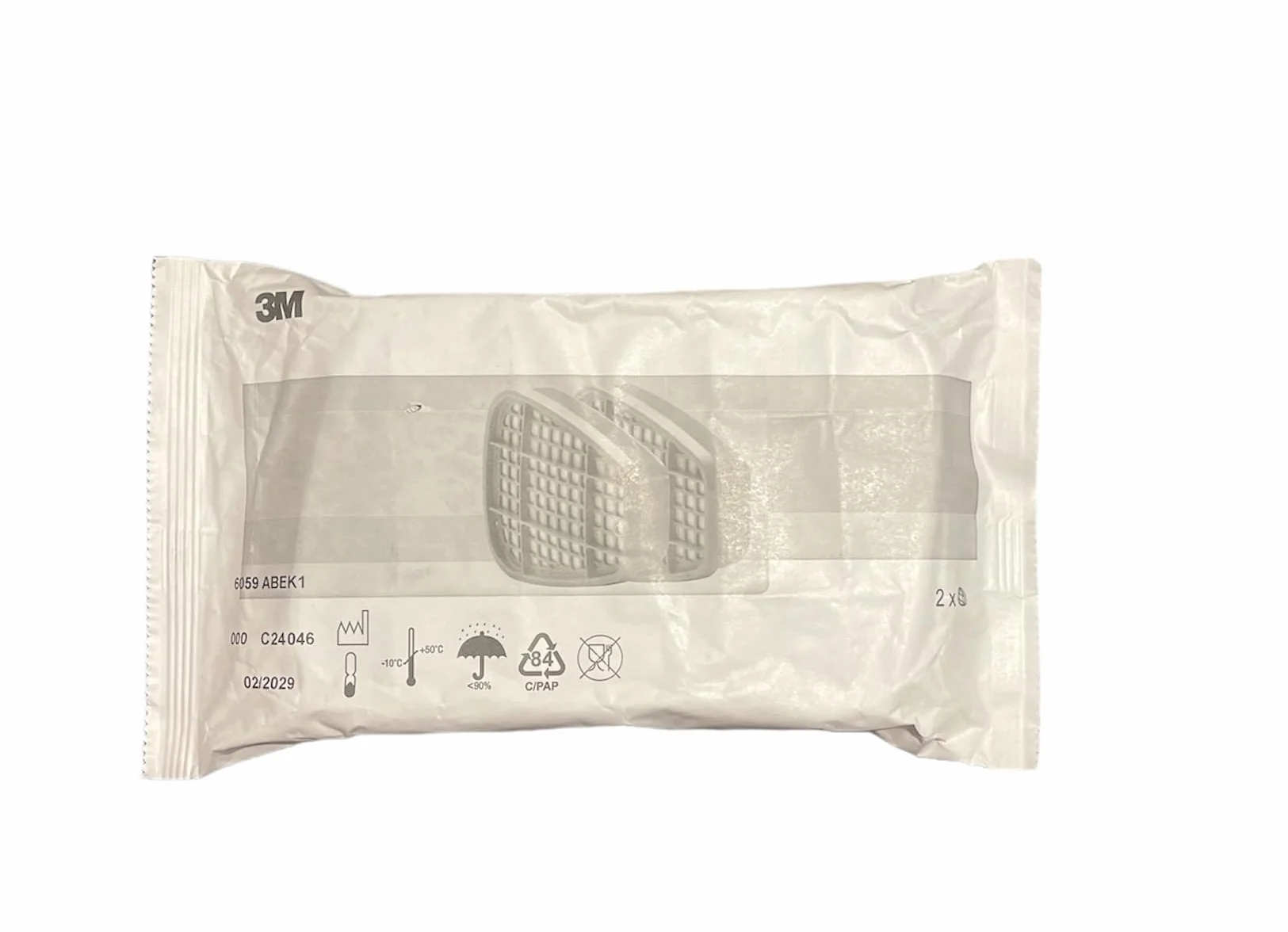 3M™ 6059 Filtr oparów ABEK1 do serii 6000 i 6500, 8 sztuk