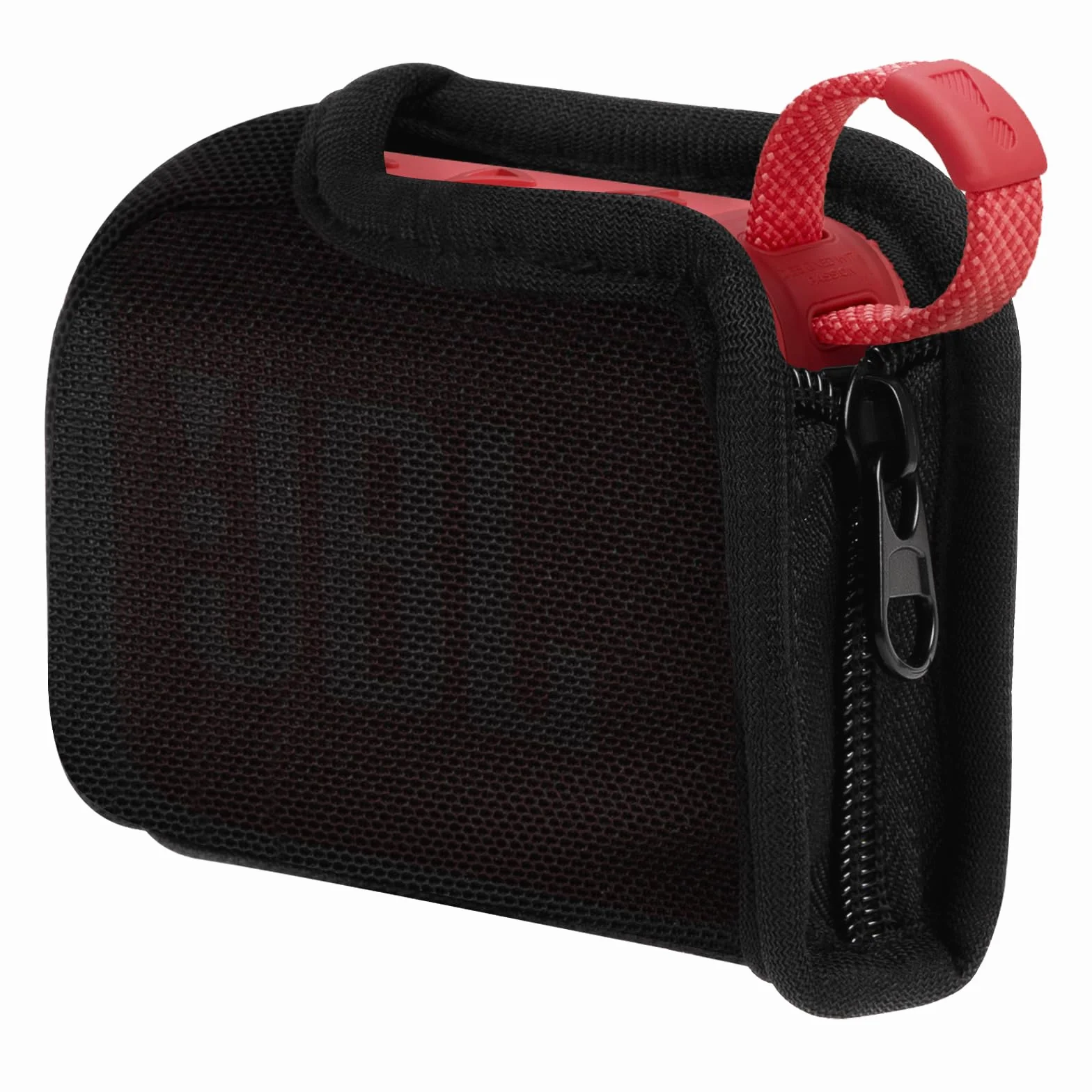 Pokrowiec Oxford do JBL GO 4, miękka osłona ochronna, etui podróżne z zaczepem (Czarny)