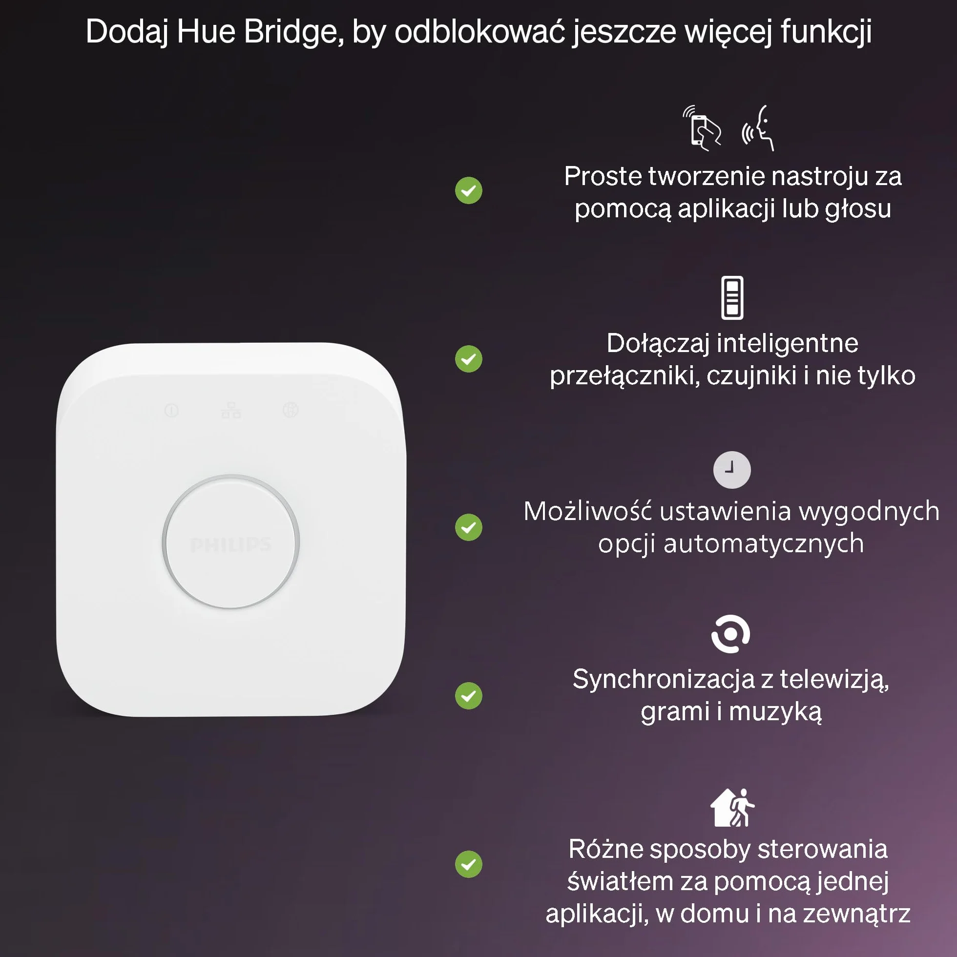 Inteligentna Żarówka Philips Hue LED Essential Smart A60, White & Colour Ambiance, E27, 8 W, 2200K–6500K, 806 lumenów, przyciemnianie, Żarówka LED działa z Alexą, Asystentem Google i Apple Home, 1 szt