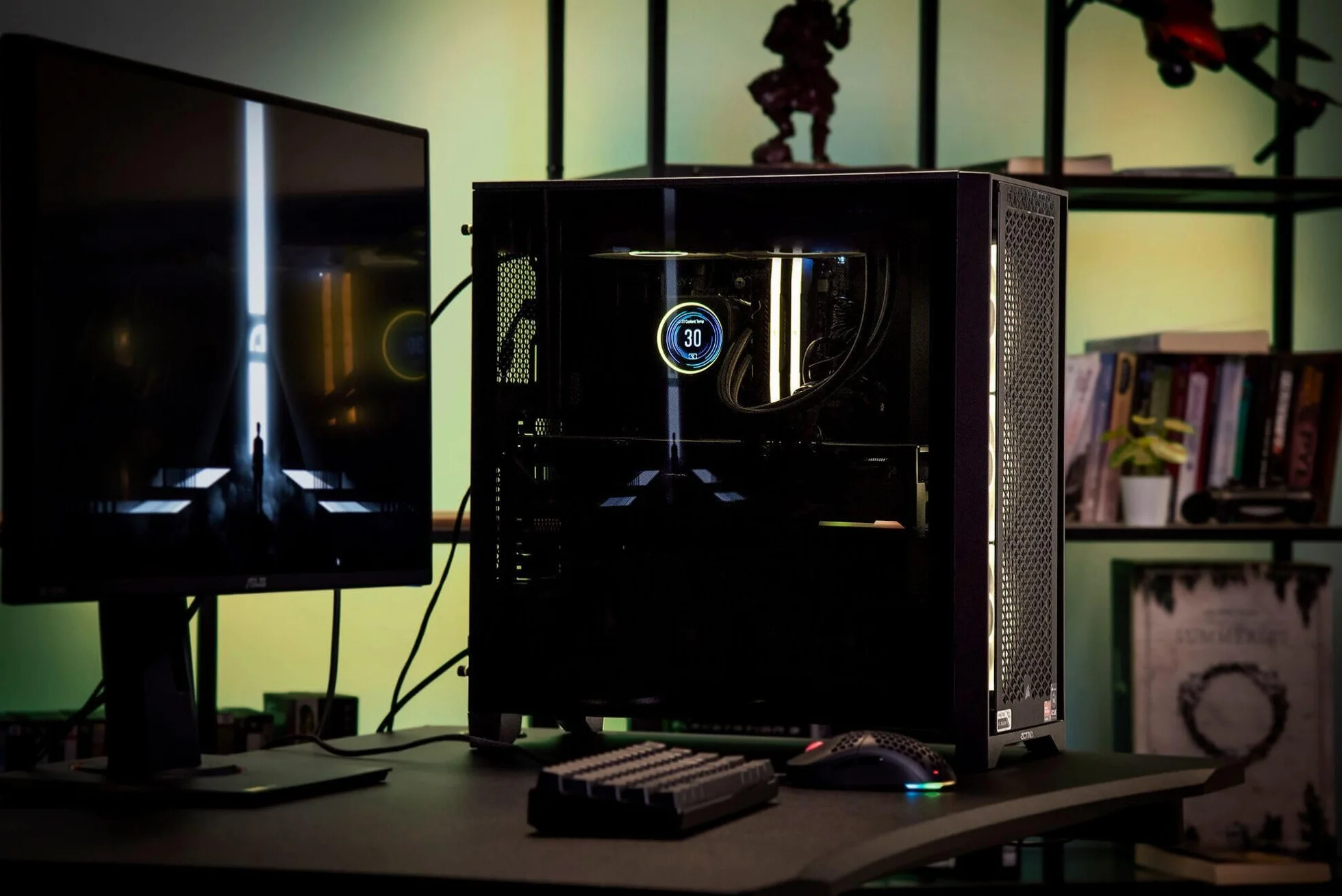 Komputer Actina Icue Ryzen 7 7800X3D 32 GB RAM 2 TB SSD AMD Radeon RX 7900 XT Windows 11 Czarny