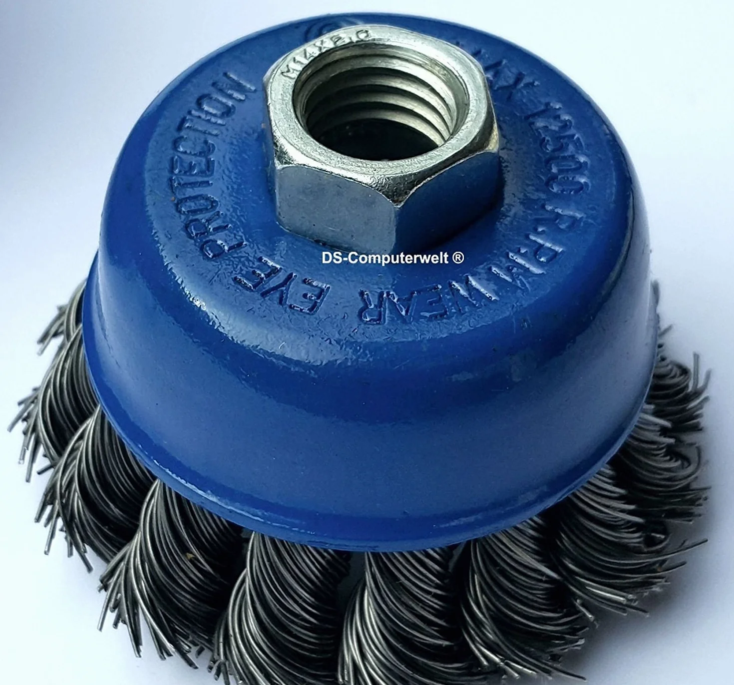 30 szczotek do garnków Ø 65 mm – pleciona szczotka do szlifowania – M14 x 2 szczotki druciane/garnkowe/szczotka druciana