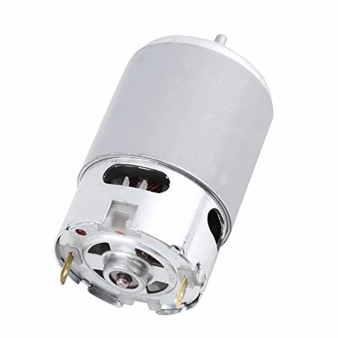 Silnik elektryczny, RS-550 Micro DC 12-24 V silnik szczotkowy 22000 obr./min do różnych bezprzewodowych elektrycznych wiertarek ręcznych, sprzęt automatyki biurowej, śrubokręt elektryczny