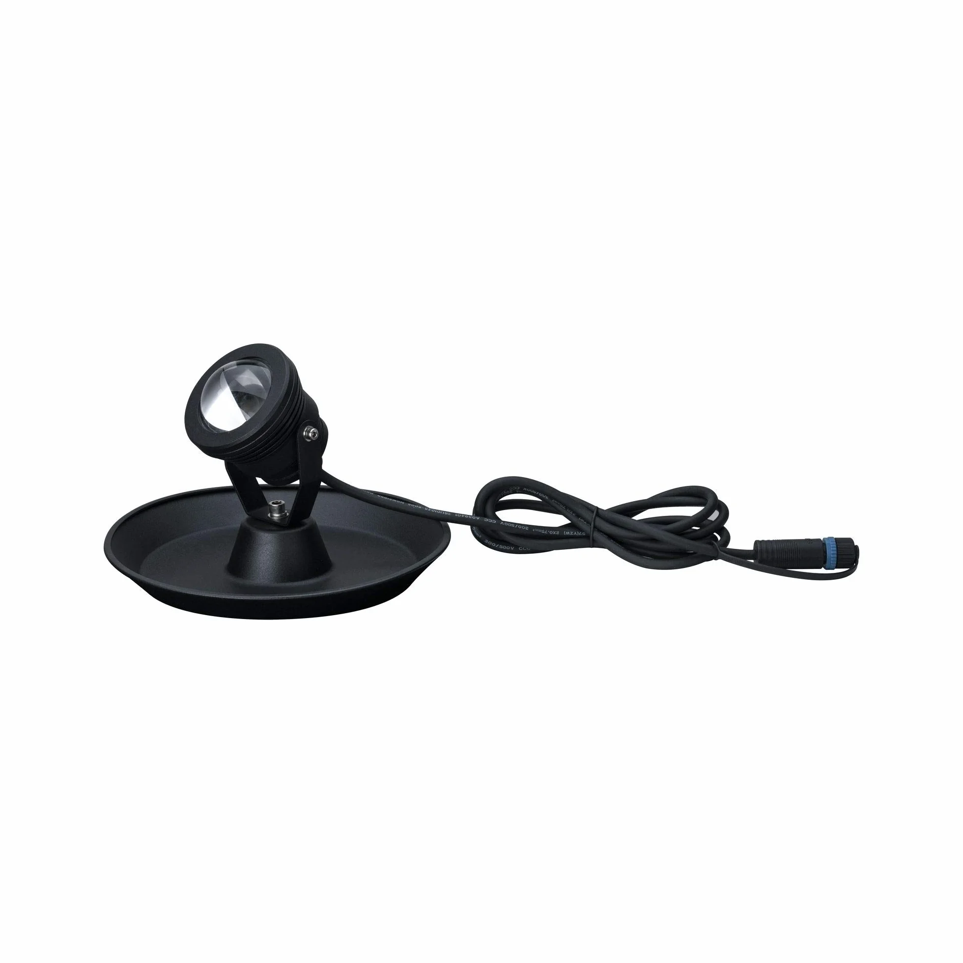 Paulmann Plug & Shine LED oprawa do stawu okrągła ściemn. 1x2,8 W IP68 czarna 3000 K