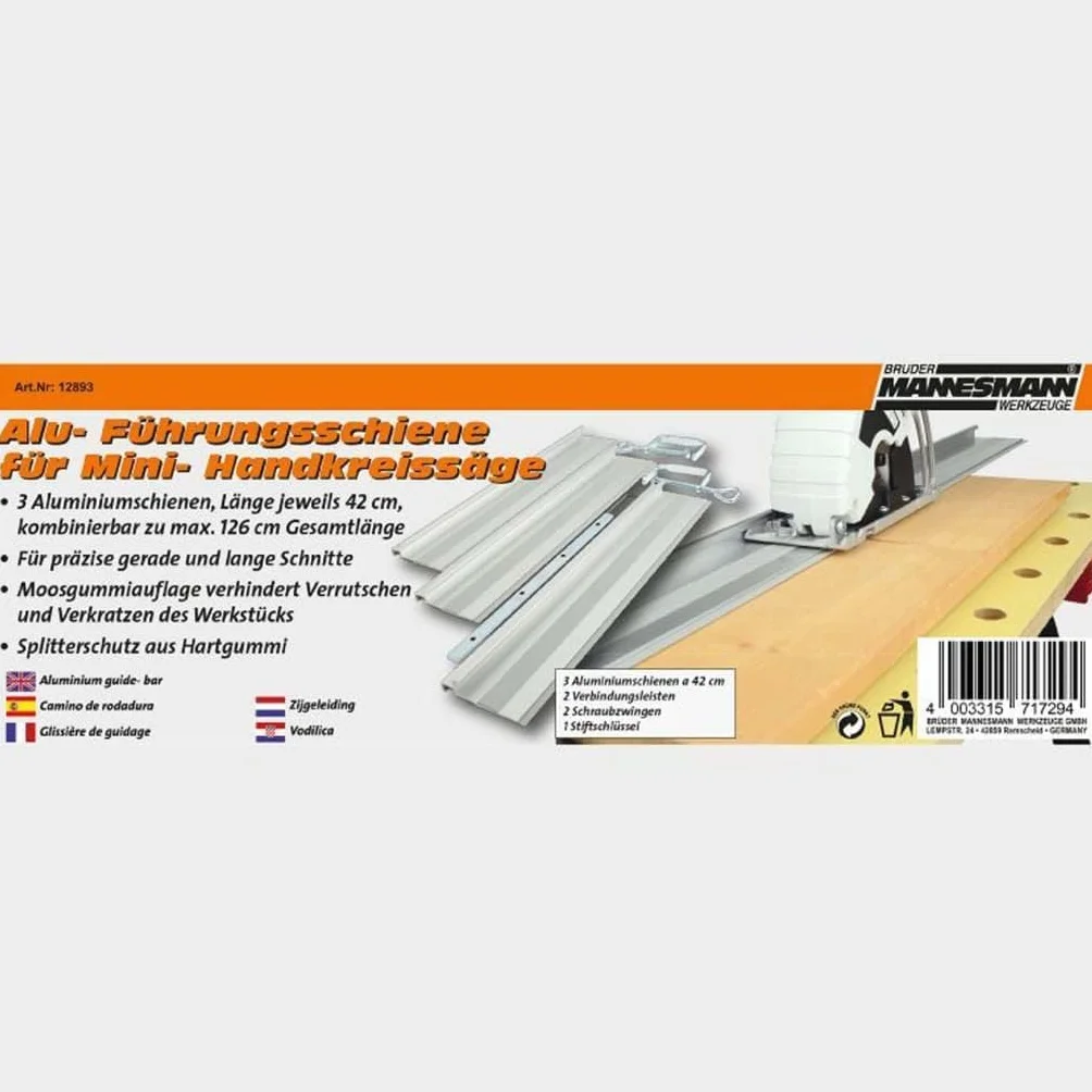 Brüder Mannesmann Werkzeuge Prowadnica do mini piły tarczowej, M12893