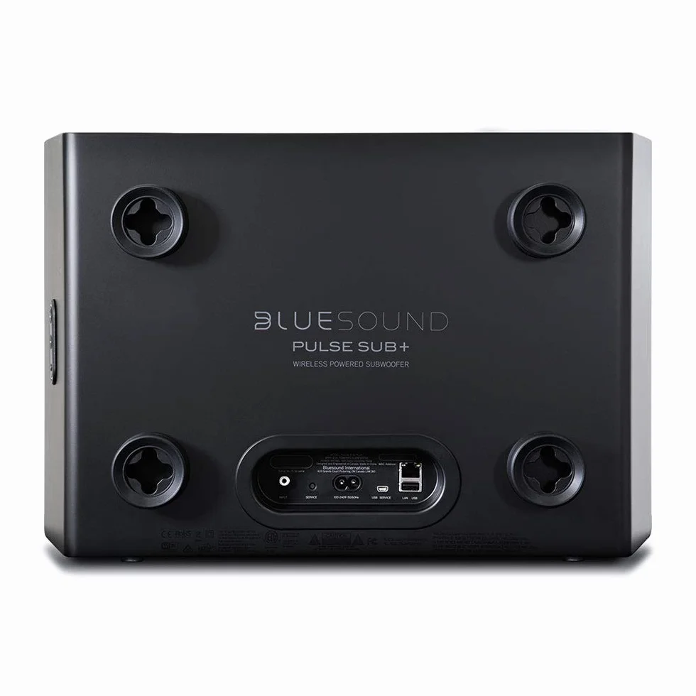 Bluesound Pulse SUB+ Bezprzewodowy Subwoofer — Czarny